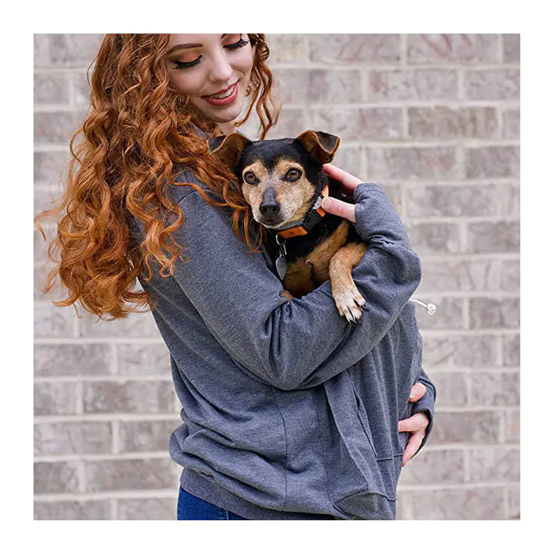 Pet-friendly Hooded Sweatshirt for Dogs and Cats