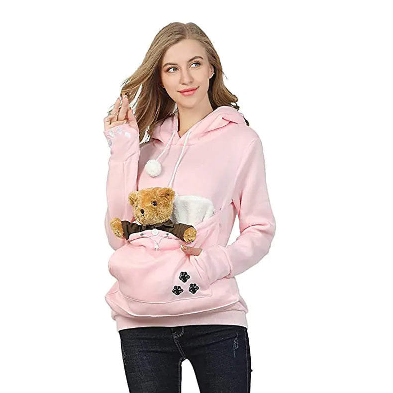 Pet-friendly Hooded Sweatshirt for Dogs and Cats