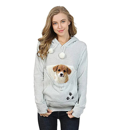 Pet-friendly Hooded Sweatshirt for Dogs and Cats